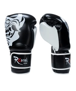 Ronin Revolt Boxing Gloves - Black/White