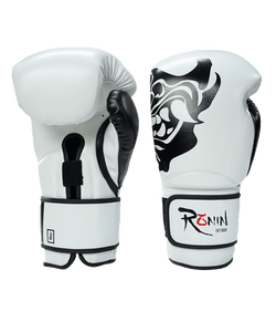 Ronin Prime Boxing Gloves - White/Black