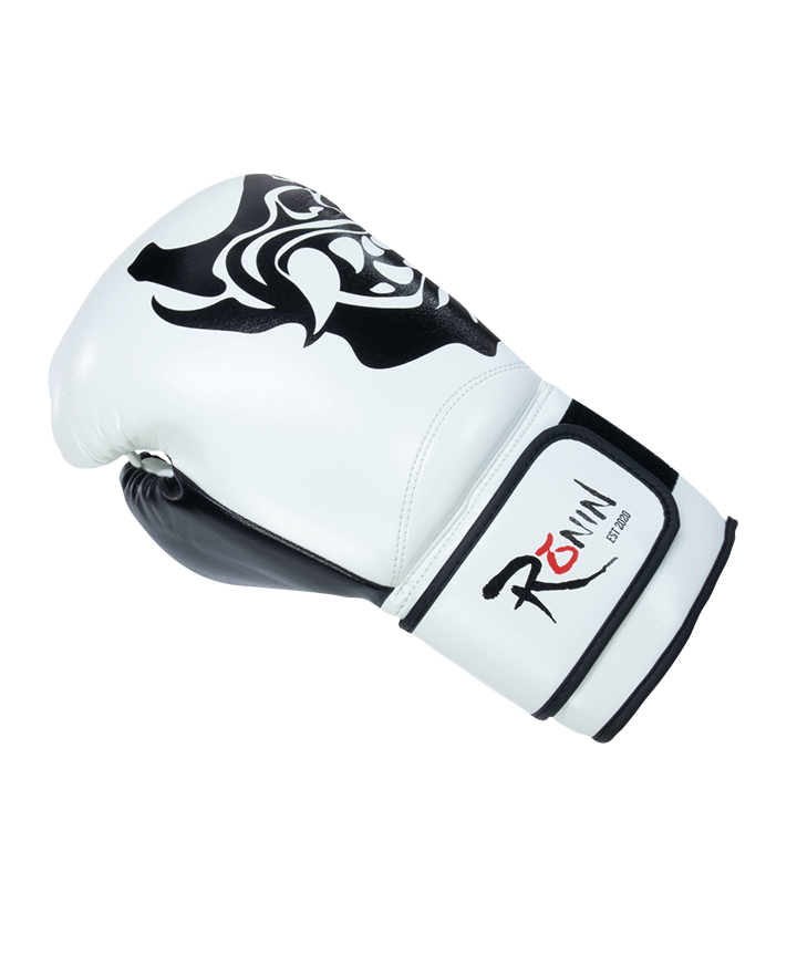 Ronin Prime Boxing Gloves - White/Black
