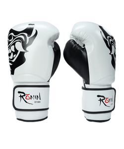 Ronin Prime Boxing Gloves - White/Black
