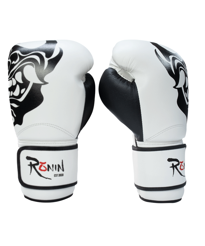 Ronin Origin Boxing Gloves White/Black