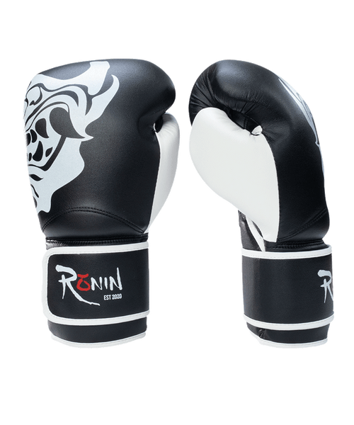 Ronin Origin Boxing Gloves - Black/White | Official Venum | Rõnin