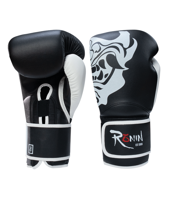 Ronin Origin Boxing Gloves - Black/White