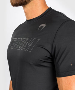 Venum Classic Evo Dry Tech T-Shirt - Black/Black Reflective