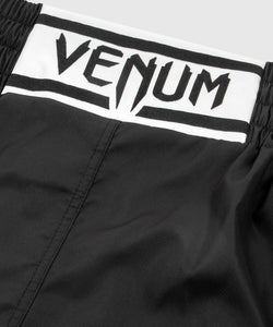 VENUM Elite Boxing Shorts - Black/White