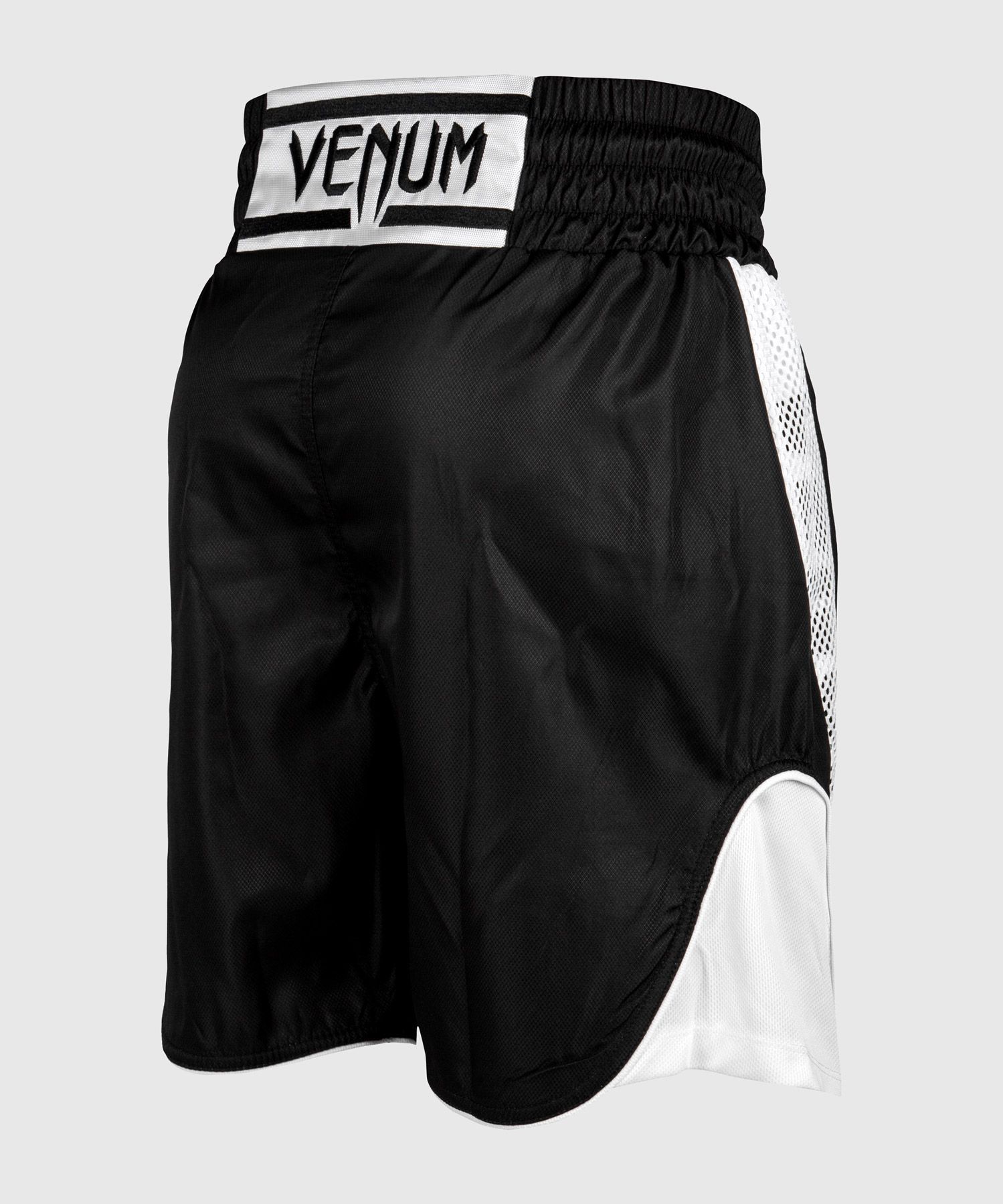 VENUM Elite Boxing Shorts - Black/White