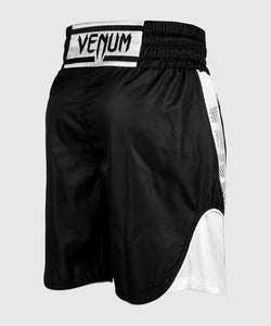VENUM Elite Boxing Shorts - Black/White