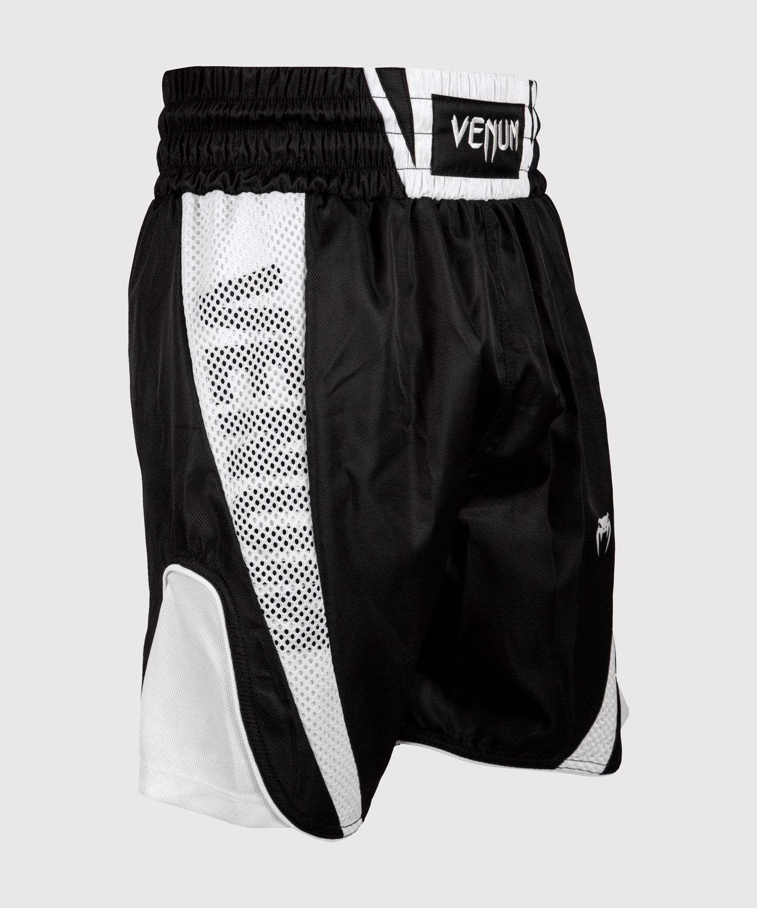 VENUM Elite Boxing Shorts - Black/White