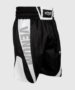 VENUM Elite Boxing Shorts - Black/White
