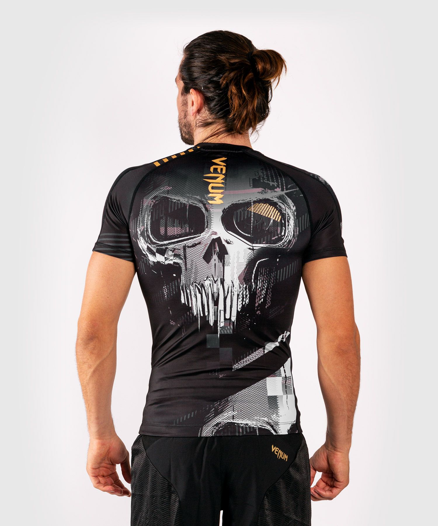 VENUM Skull Rashguard - Short Sleeves - Black